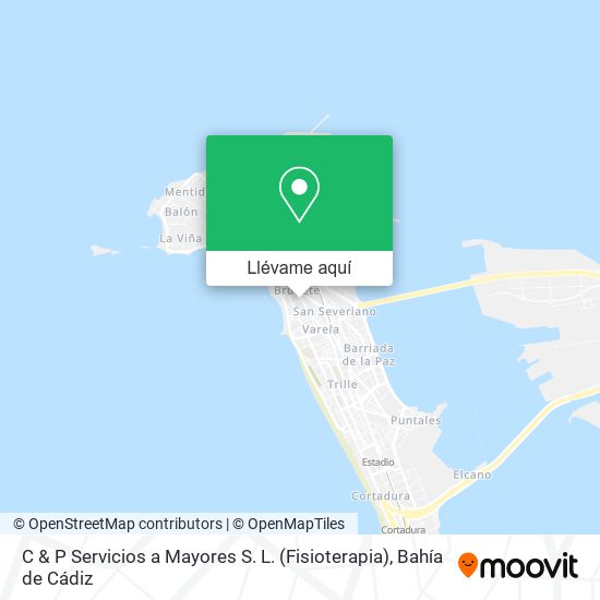 Mapa C & P Servicios a Mayores S. L. (Fisioterapia)