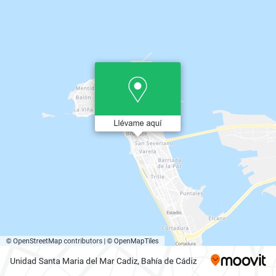 Mapa Unidad Santa Maria del Mar Cadiz