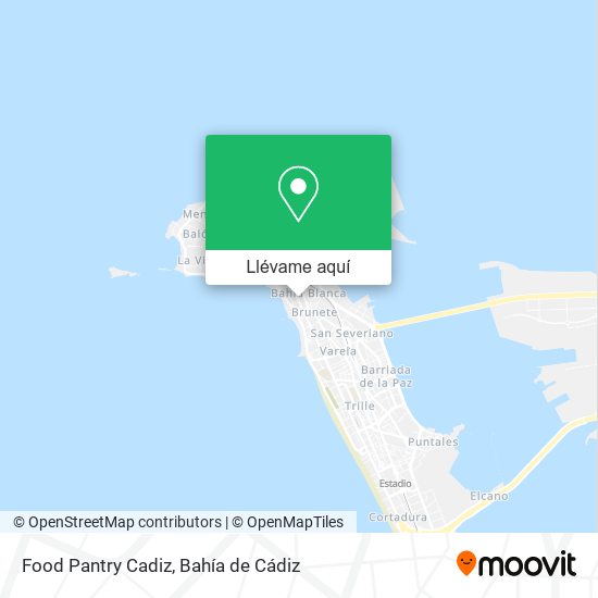 Mapa Food Pantry Cadiz