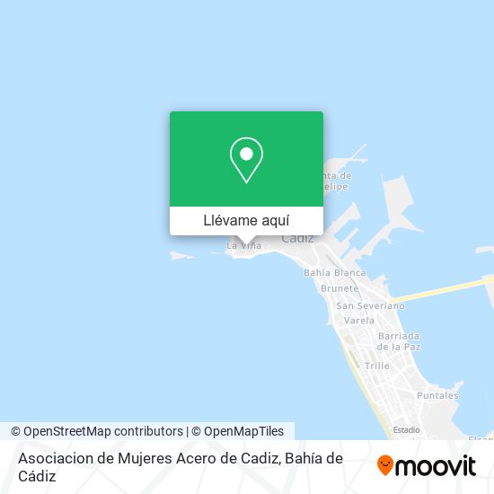 Mapa Asociacion de Mujeres Acero de Cadiz