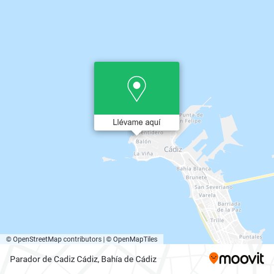 Mapa Parador de Cadiz Cádiz