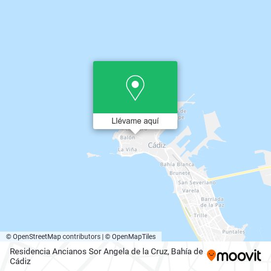 Mapa Residencia Ancianos Sor Angela de la Cruz