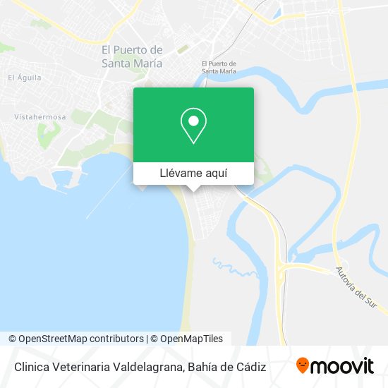 Mapa Clinica Veterinaria Valdelagrana