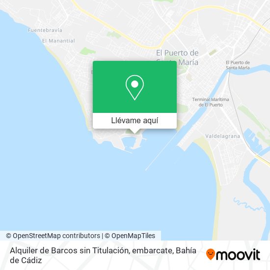 Mapa Alquiler de Barcos sin Titulación, embarcate