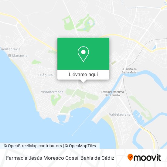 Mapa Farmacia Jesús Moresco Cossí