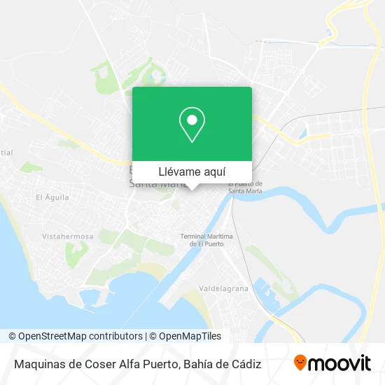 Mapa Maquinas de Coser Alfa Puerto