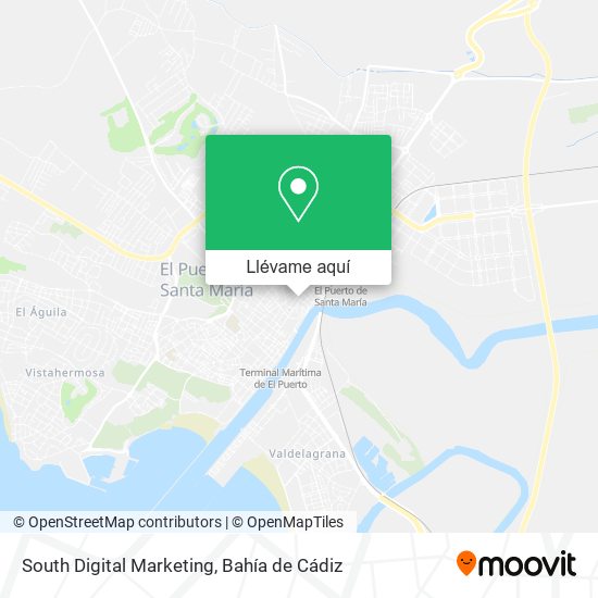 Mapa South Digital Marketing