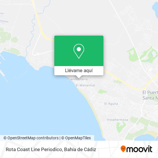 Mapa Rota Coast Line Periodico