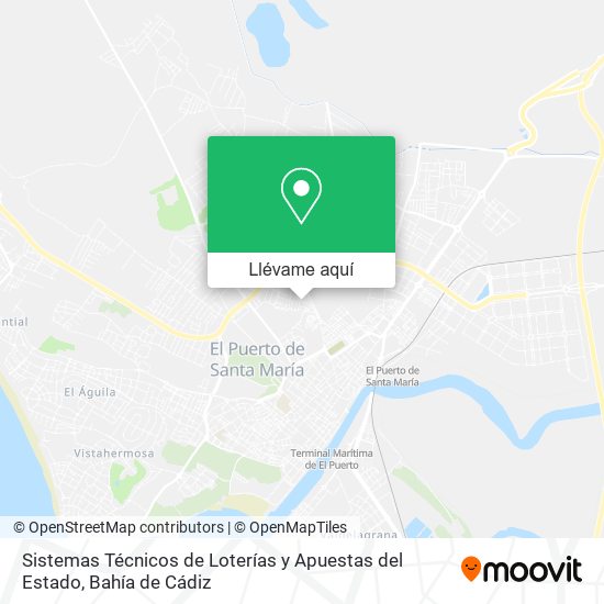 Mapa Sistemas Técnicos de Loterías y Apuestas del Estado