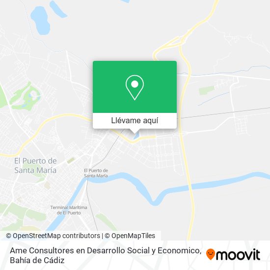 Mapa Ame Consultores en Desarrollo Social y Economico