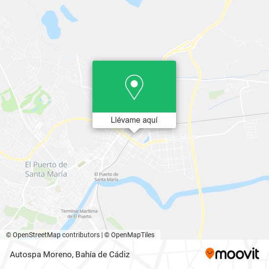 Mapa Autospa Moreno
