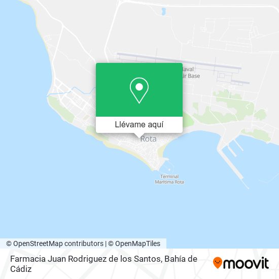 Mapa Farmacia Juan Rodriguez de los Santos