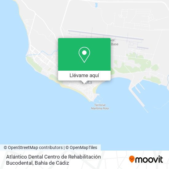 Mapa Atlántico Dental Centro de Rehabilitación Bucodental