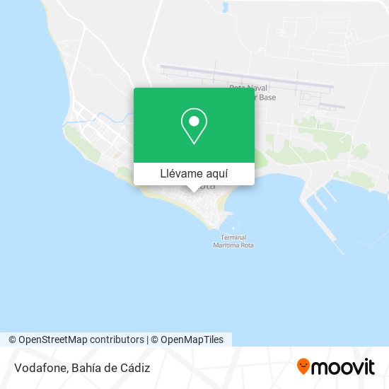 Mapa Vodafone