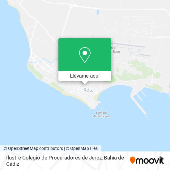 Mapa Ilustre Colegio de Procuradores de Jerez