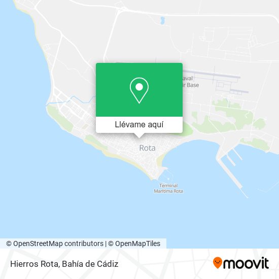 Mapa Hierros Rota