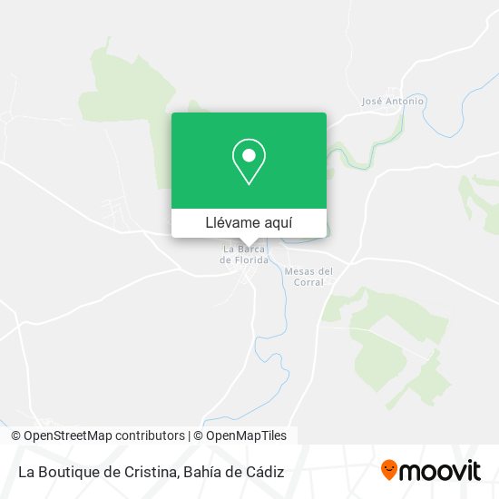 Mapa La Boutique de Cristina