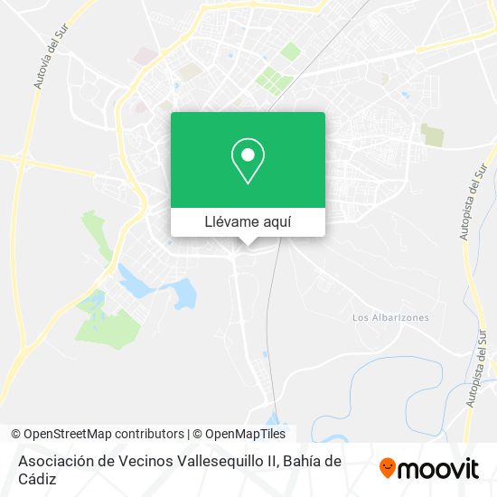 Mapa Asociación de Vecinos Vallesequillo II