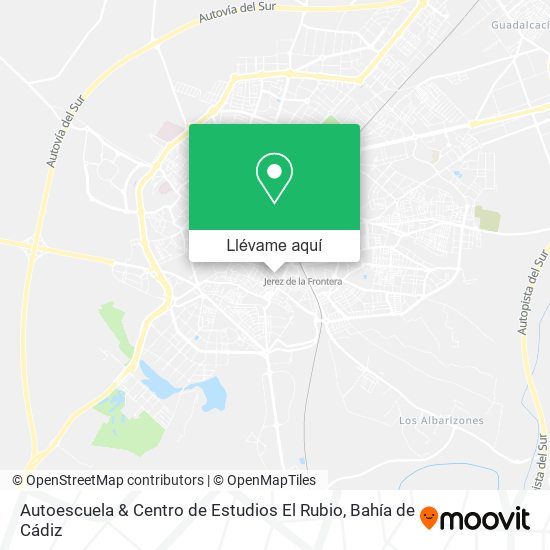 Mapa Autoescuela & Centro de Estudios El Rubio