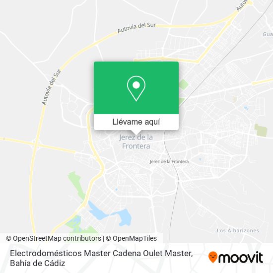 Mapa Electrodomésticos Master Cadena Oulet Master