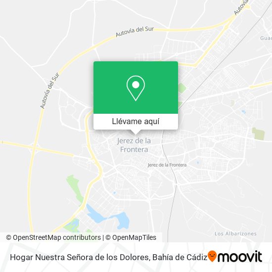 Mapa Hogar Nuestra Señora de los Dolores