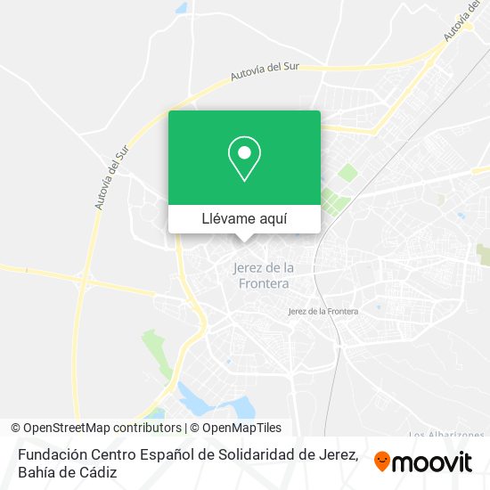 Mapa Fundación Centro Español de Solidaridad de Jerez