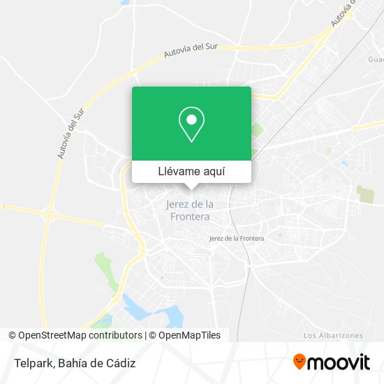 Mapa Telpark