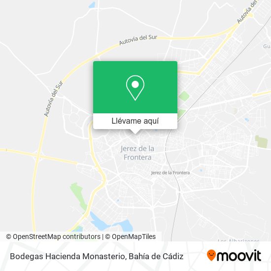 Mapa Bodegas Hacienda Monasterio