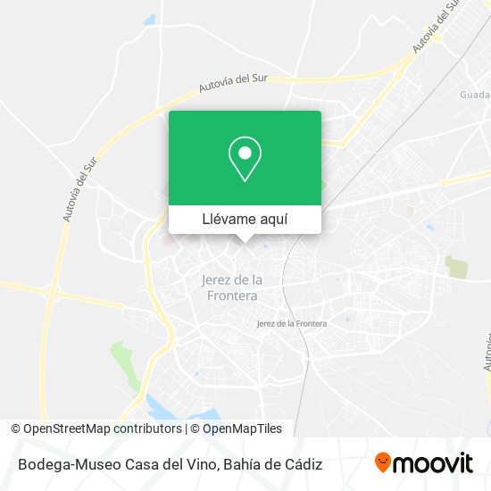 Mapa Bodega-Museo Casa del Vino