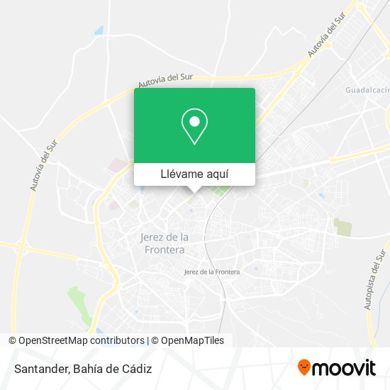 Mapa Santander