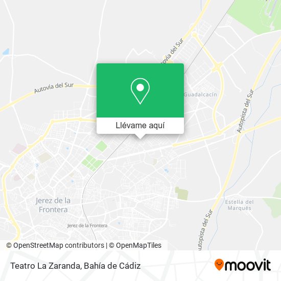 Mapa Teatro La Zaranda