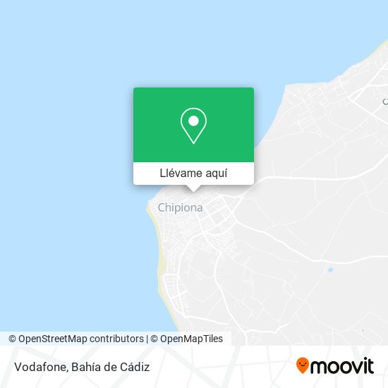 Mapa Vodafone