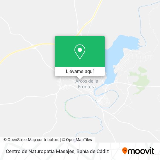 Mapa Centro de Naturopatía Masajes