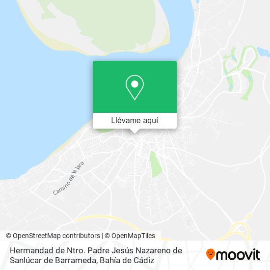 Mapa Hermandad de Ntro. Padre Jesús Nazareno de Sanlúcar de Barrameda