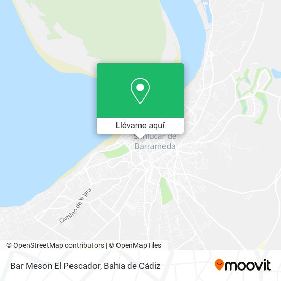 Mapa Bar Meson El Pescador