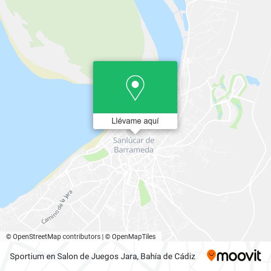 Mapa Sportium en Salon de Juegos Jara