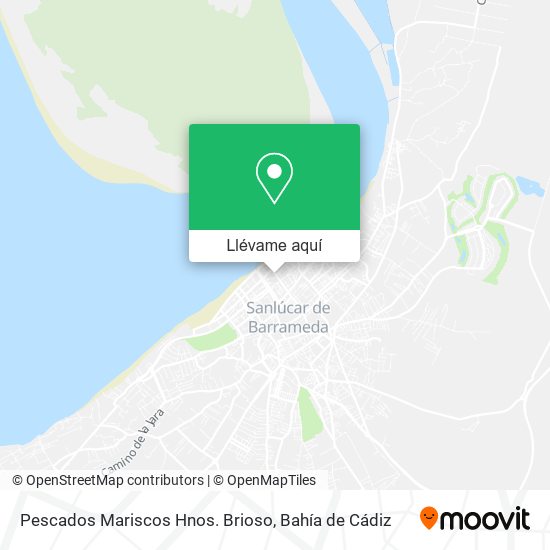 Mapa Pescados Mariscos Hnos. Brioso