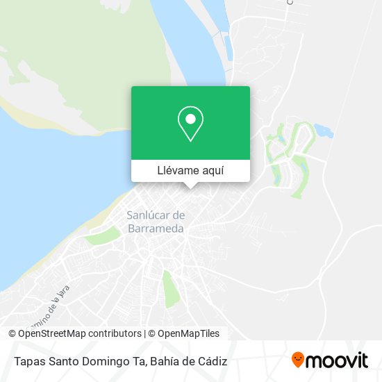Mapa Tapas Santo Domingo Ta