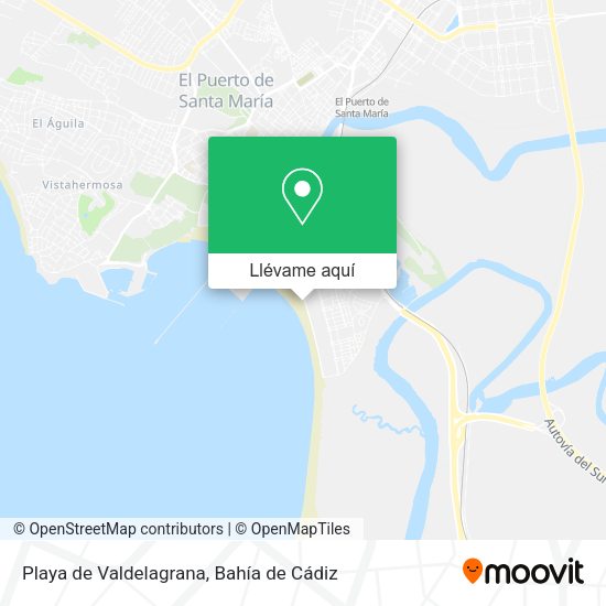 Mapa Playa de Valdelagrana