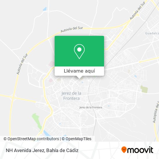 Mapa NH Avenida Jerez