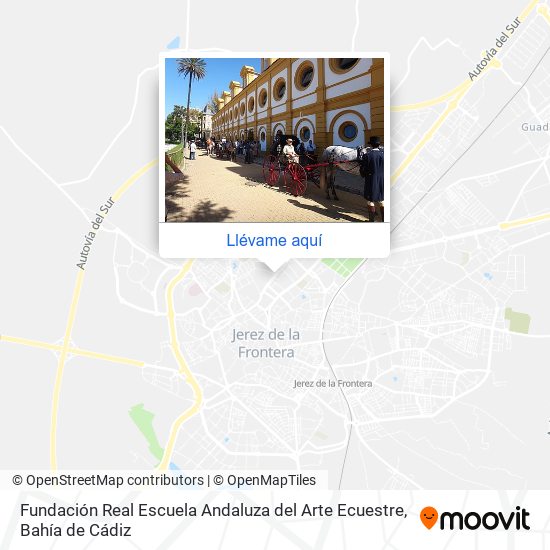 Mapa Fundación Real Escuela Andaluza del Arte Ecuestre