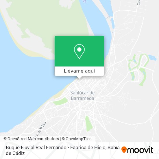 Mapa Buque Fluvial Real Fernando - Fabrica de Hielo