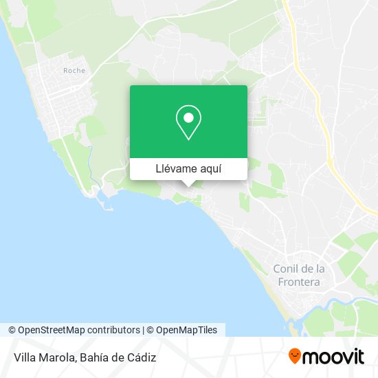 Mapa Villa Marola