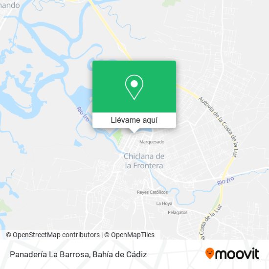 Mapa Panadería La Barrosa