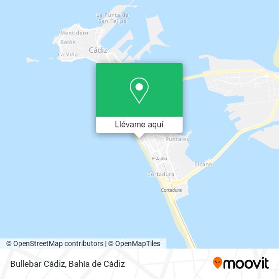 Mapa Bullebar Cádiz