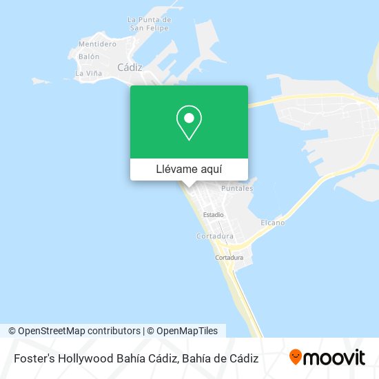 Mapa Foster's Hollywood Bahía Cádiz