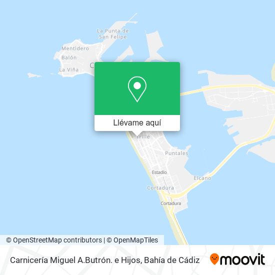 Mapa Carnicería Miguel A.Butrón. e Hijos