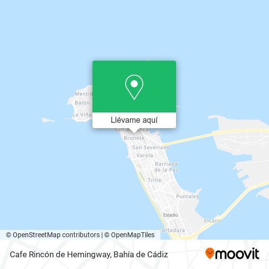 Mapa Cafe Rincón de Hemingway