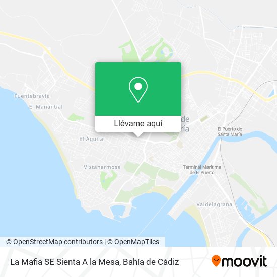 Mapa La Mafia SE Sienta A la Mesa