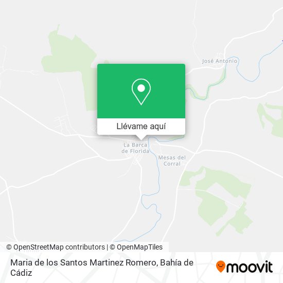 Mapa Maria de los Santos Martinez Romero